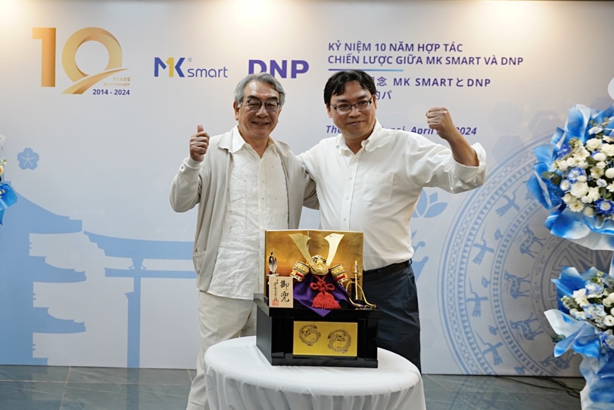 10-Year Celebration of Strategic Partnership between MK Smart and DNP, Japan