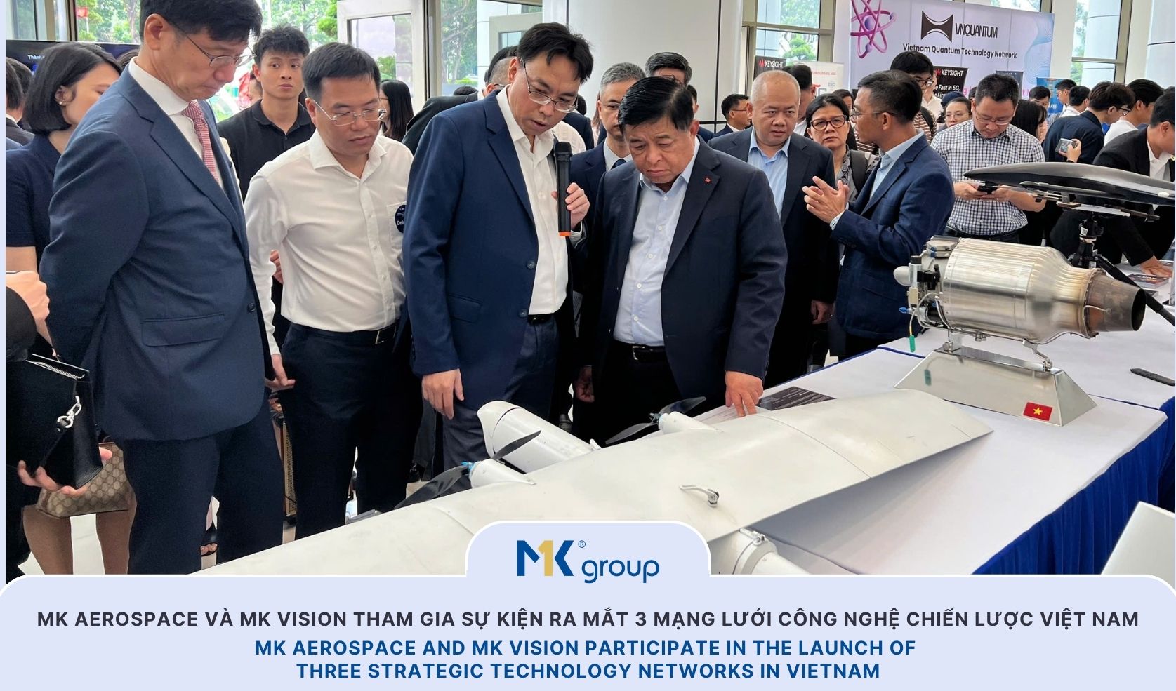 MK Aerospace and MK Vision Participate in the Launch of Three Strategic Technology Networks in Vietnam