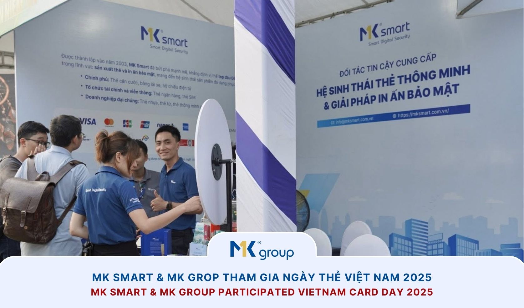 MK Smart and MK Group participated Vietnam Card Day 2025