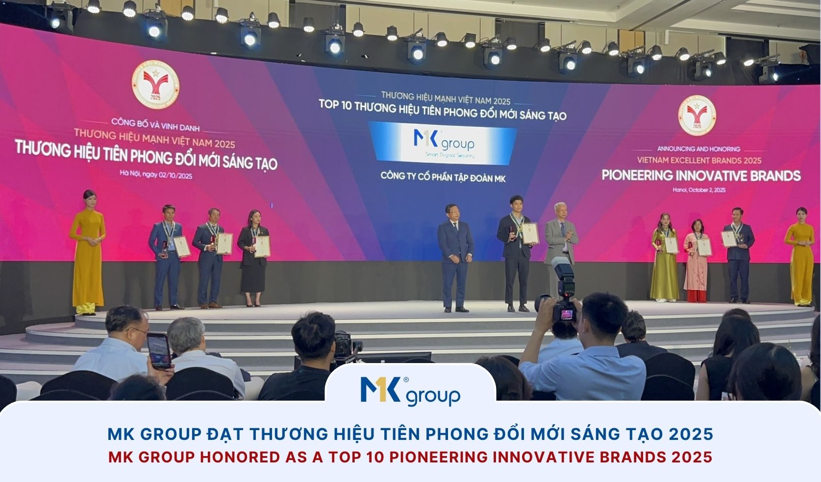 MK Group Honored as a  Top 10 Pioneering Innovative Brands 2025